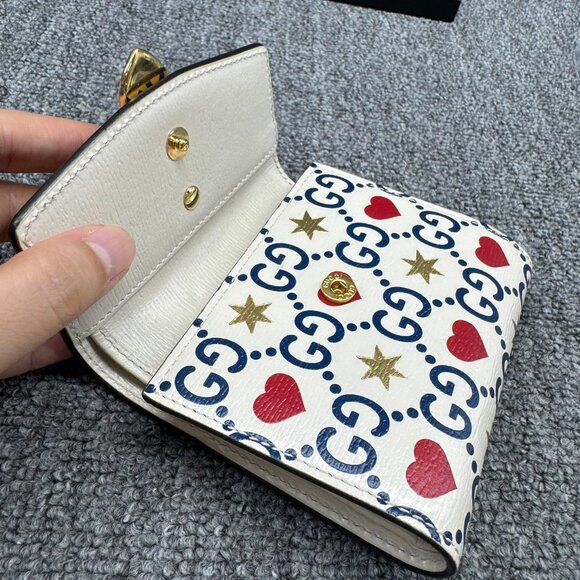 GUCCI Sylvie Leather Wallet 225-071025 - Picture 7 of 9